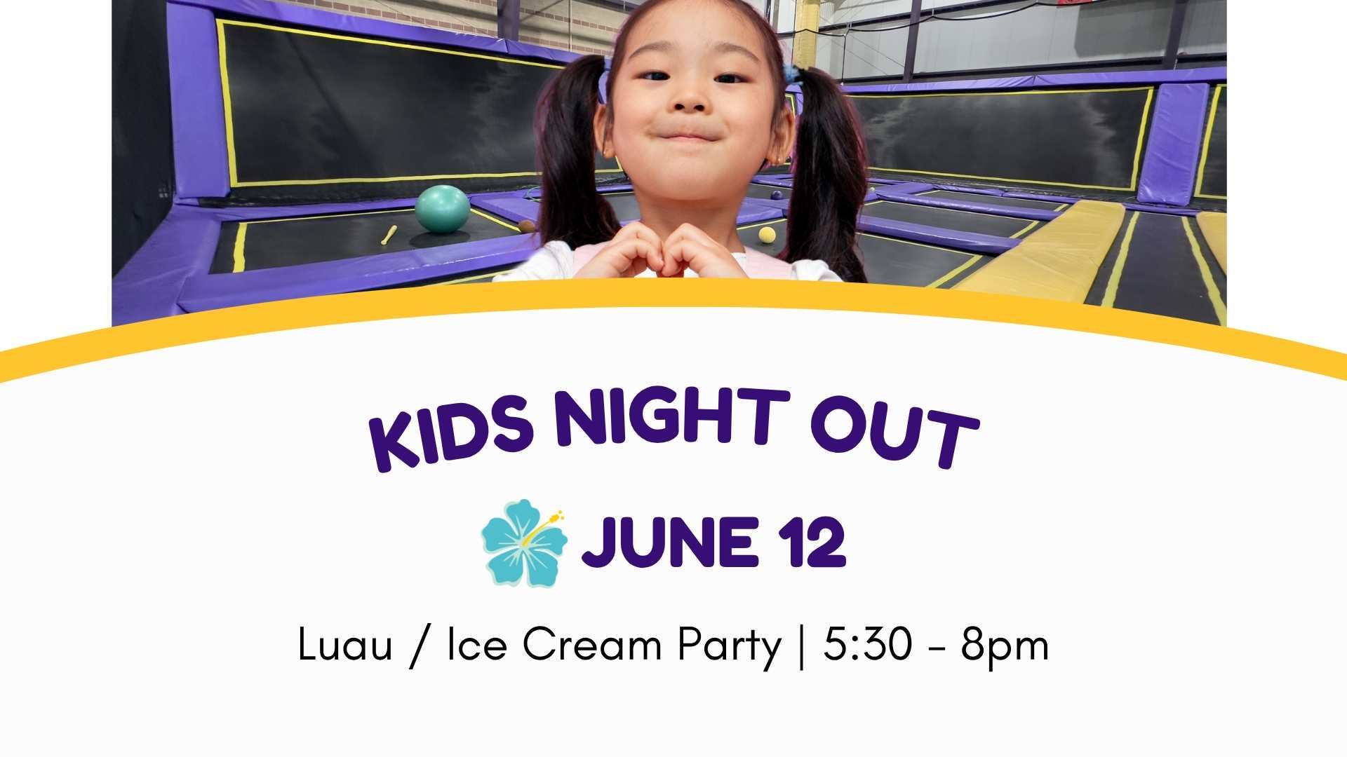 Luau Ice Cream Party  530 - 8pm