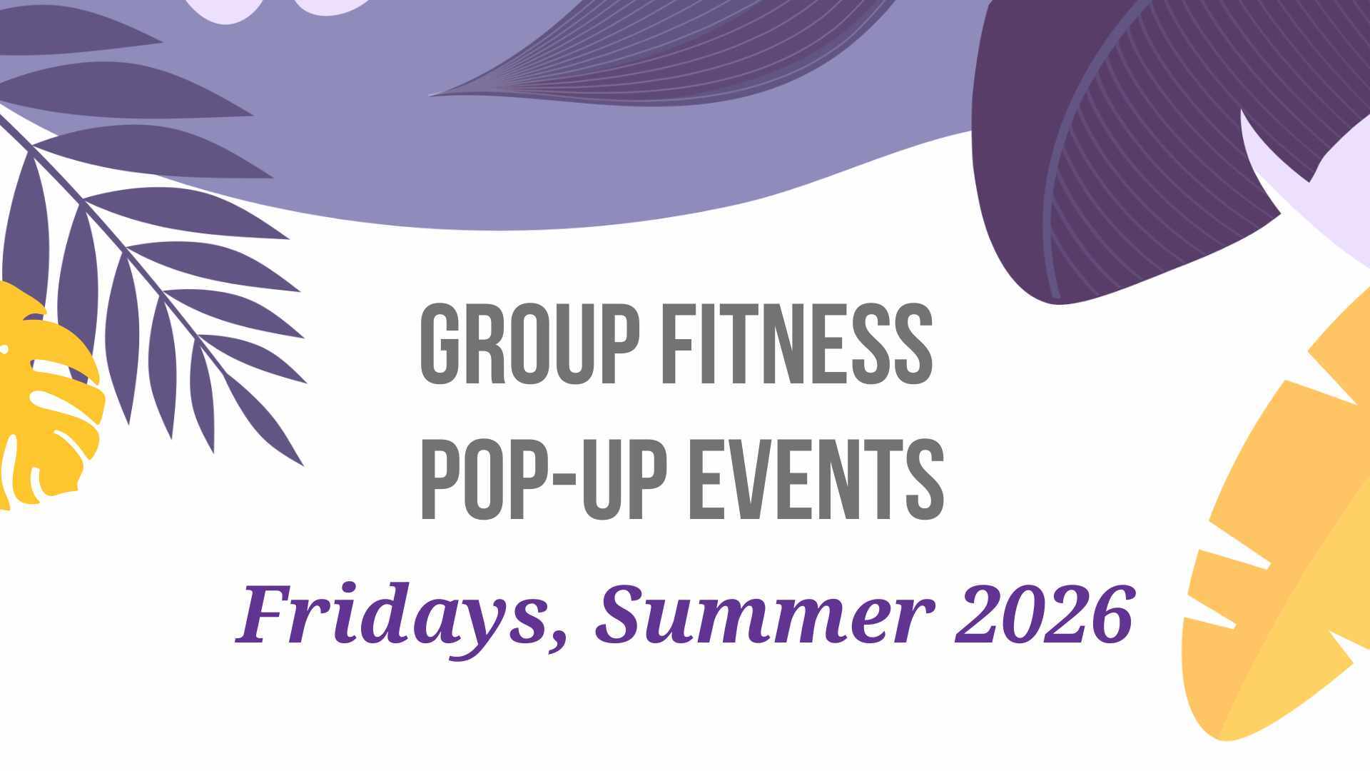 Summer Pop-Up series Web header